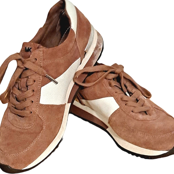 Michael Kors Allie Salmon/Pink colored trainer sneakers size 9 - Picture 2 of 8